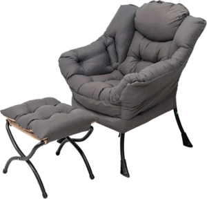 lazy chair with ottoman