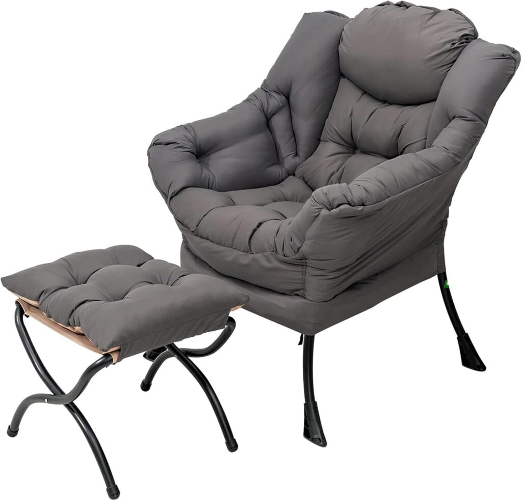 lazy chair with ottoman