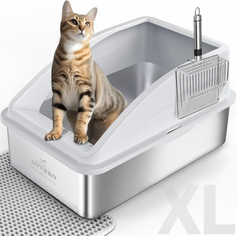 stainless steel cat litter box