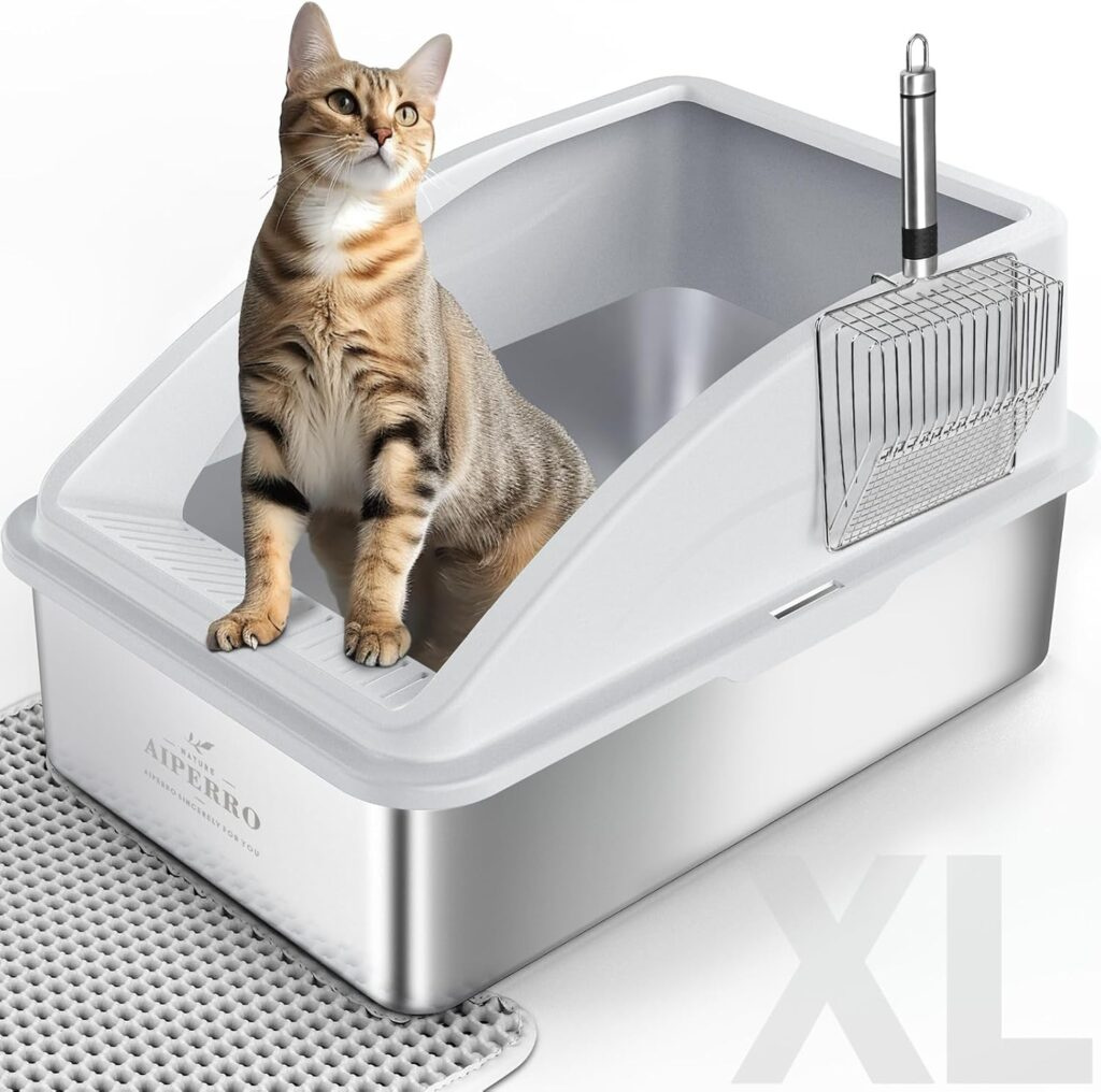 stainless steel cat litter box