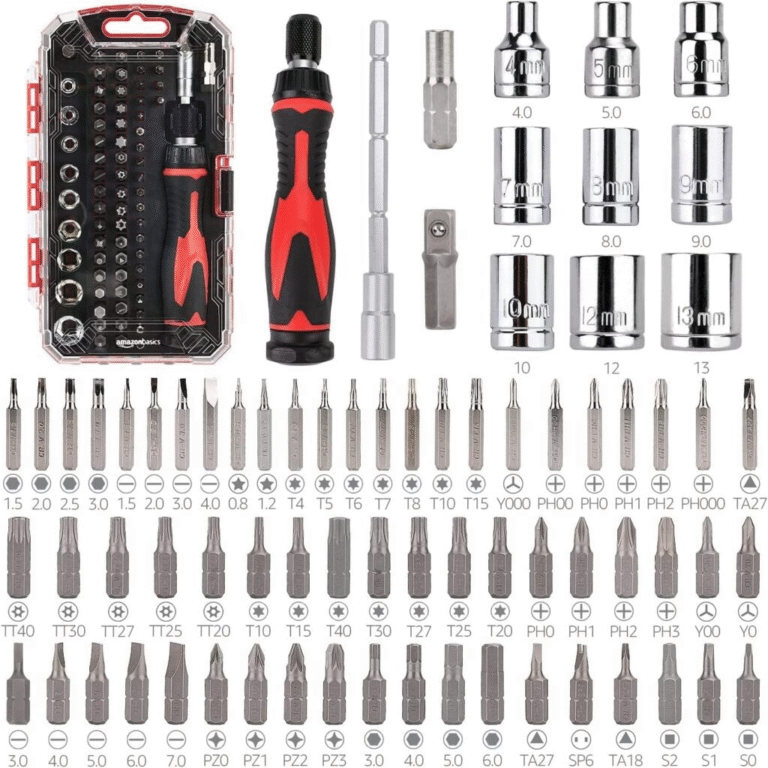 Amazon Basics Ratcheting Electronics Screwdriver