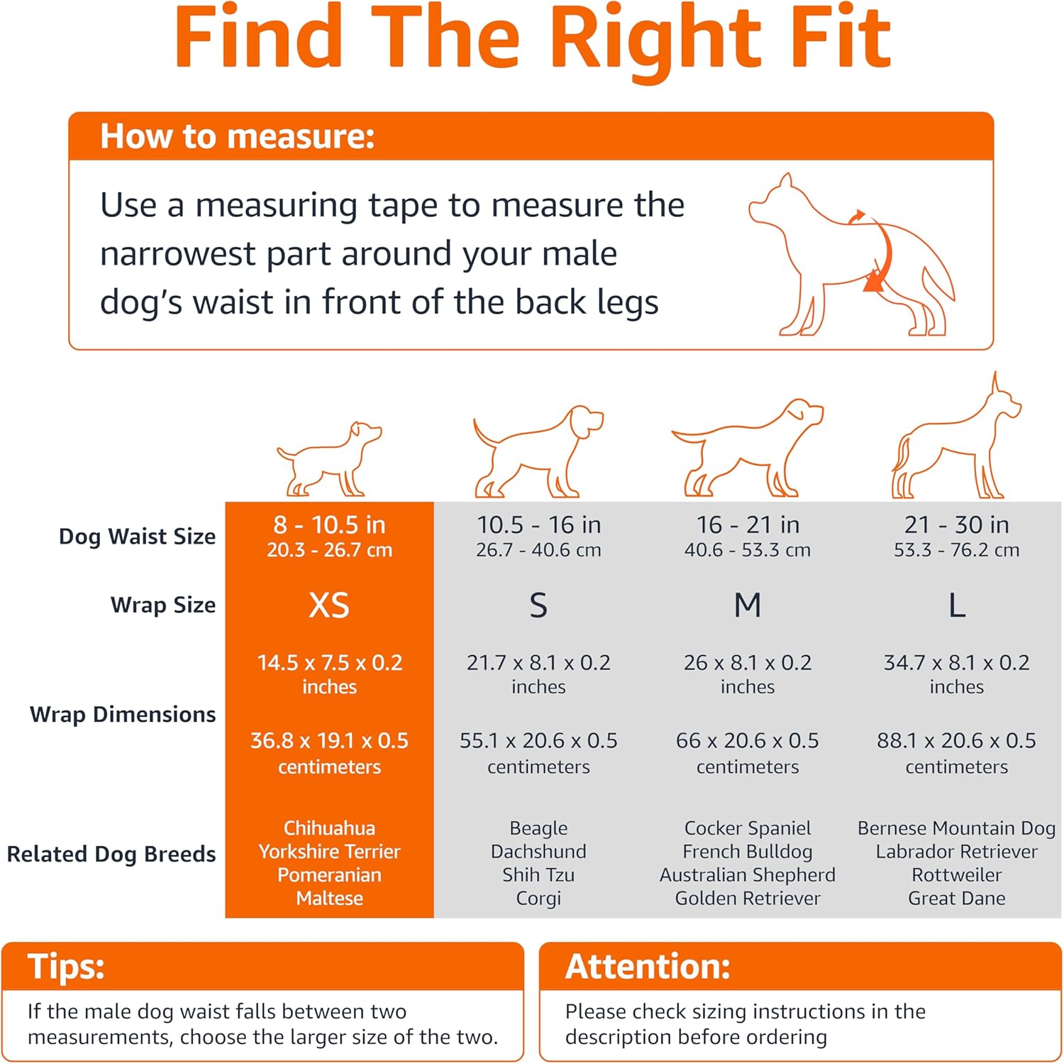 Amazon Basics Male Disposable Dog Diapers