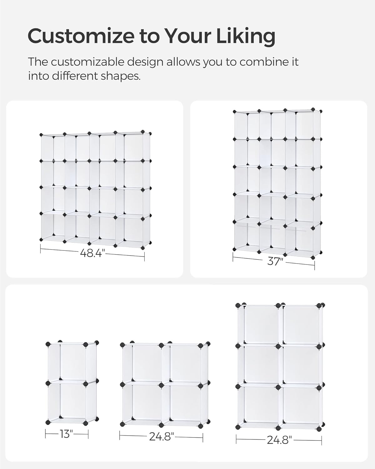SONGMICS Cube Storage Organizer