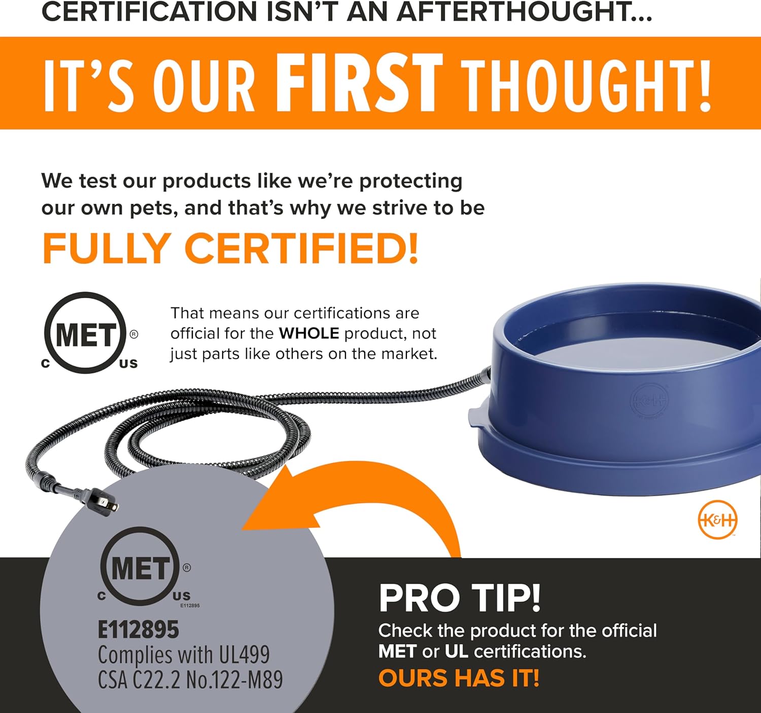 Thermal‑Bowl Heated Dog & Cat Water Bowl