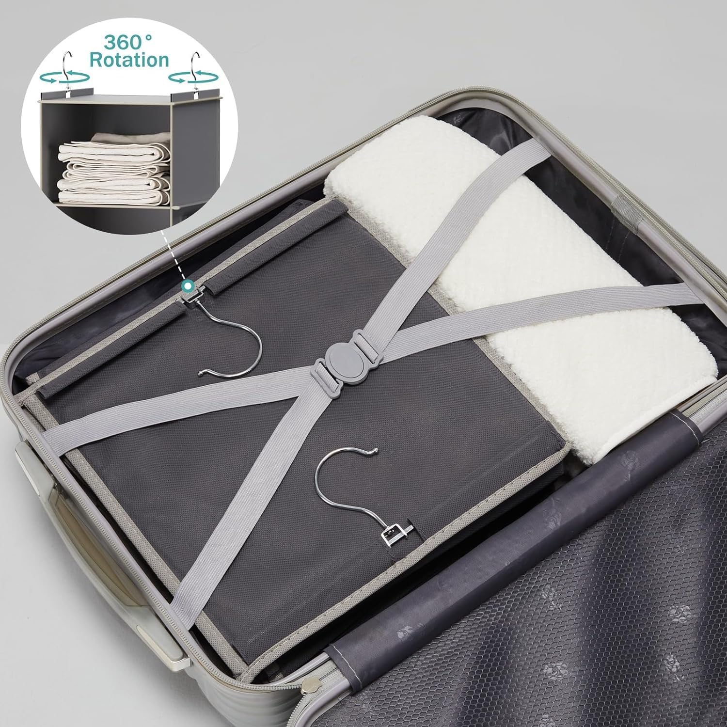 hanging closet organizer