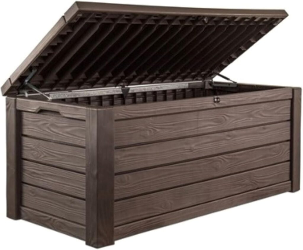 keter westwood 150 gallon deck box