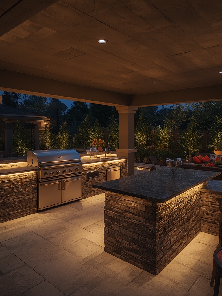 outdoor kitchen construction - Illustration 3