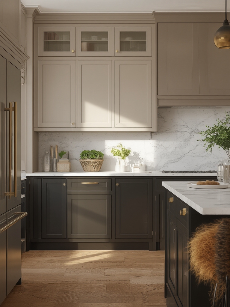 two-tone kitchen cabinets - Illustration 3