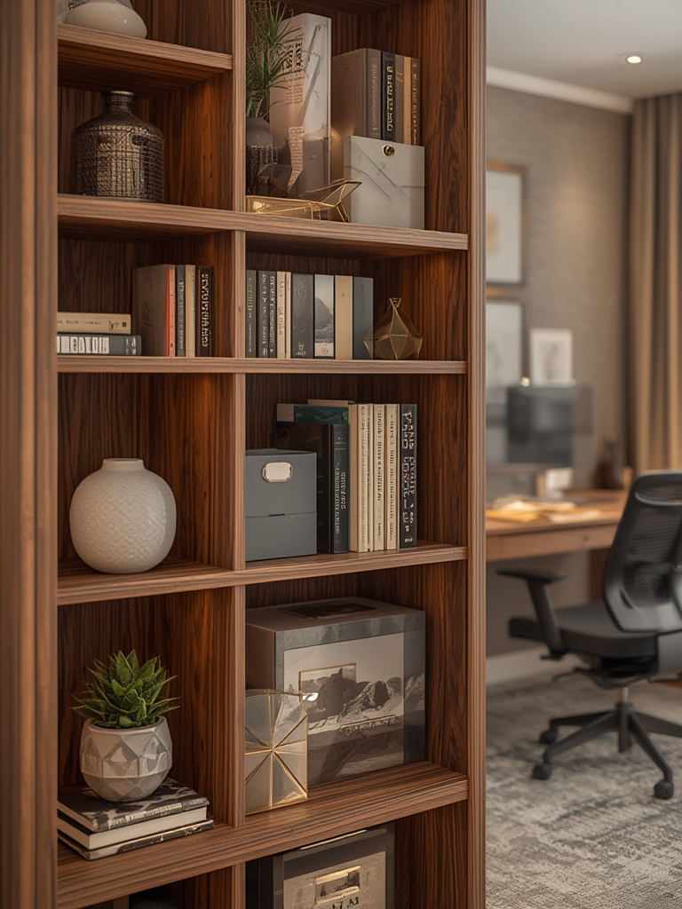 bookshelf organizer in action