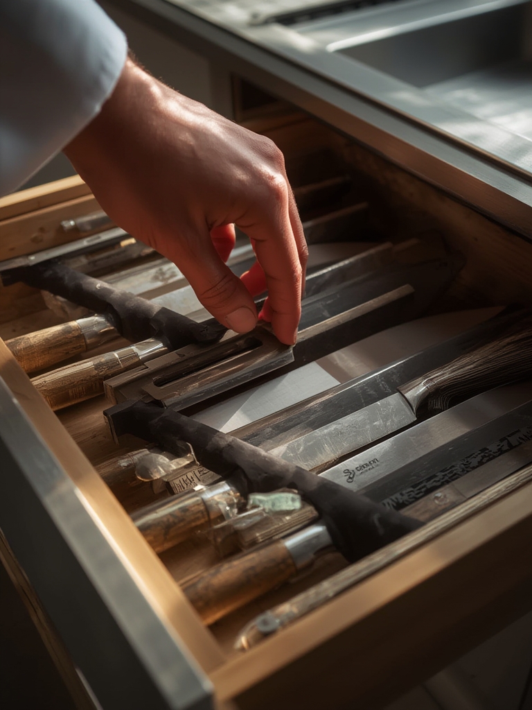 knife guard in action