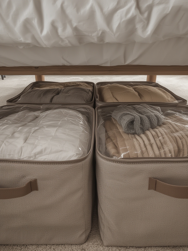 underbed storage in action