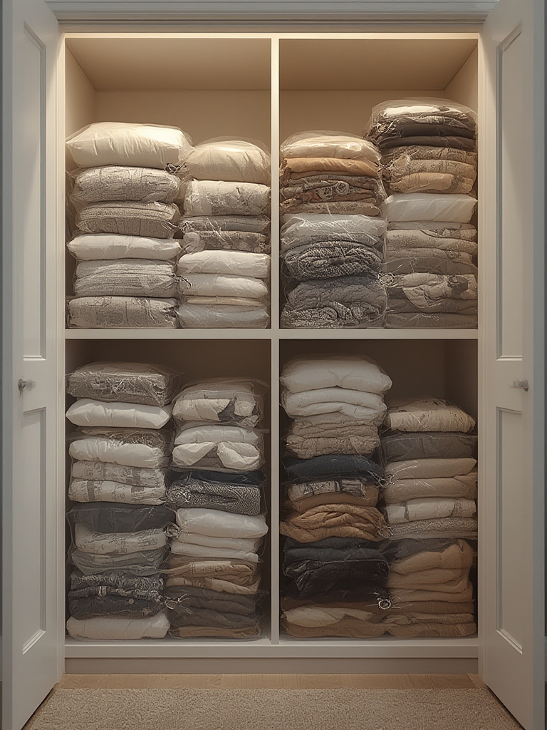 Vacuum bags in action