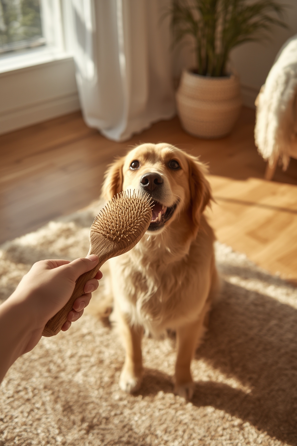 dog brush product view