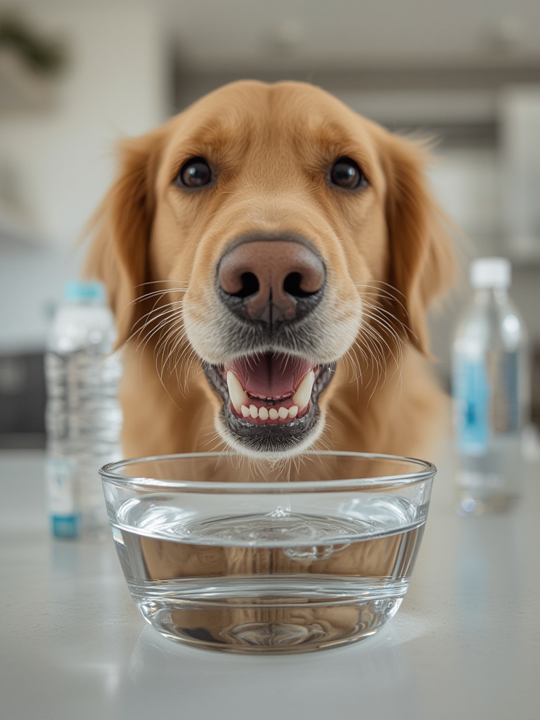 dog mouthwash in action