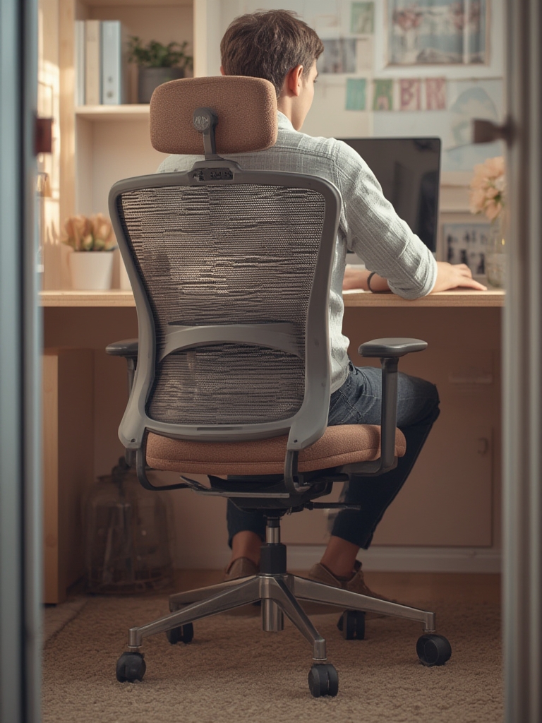 desk chair in action