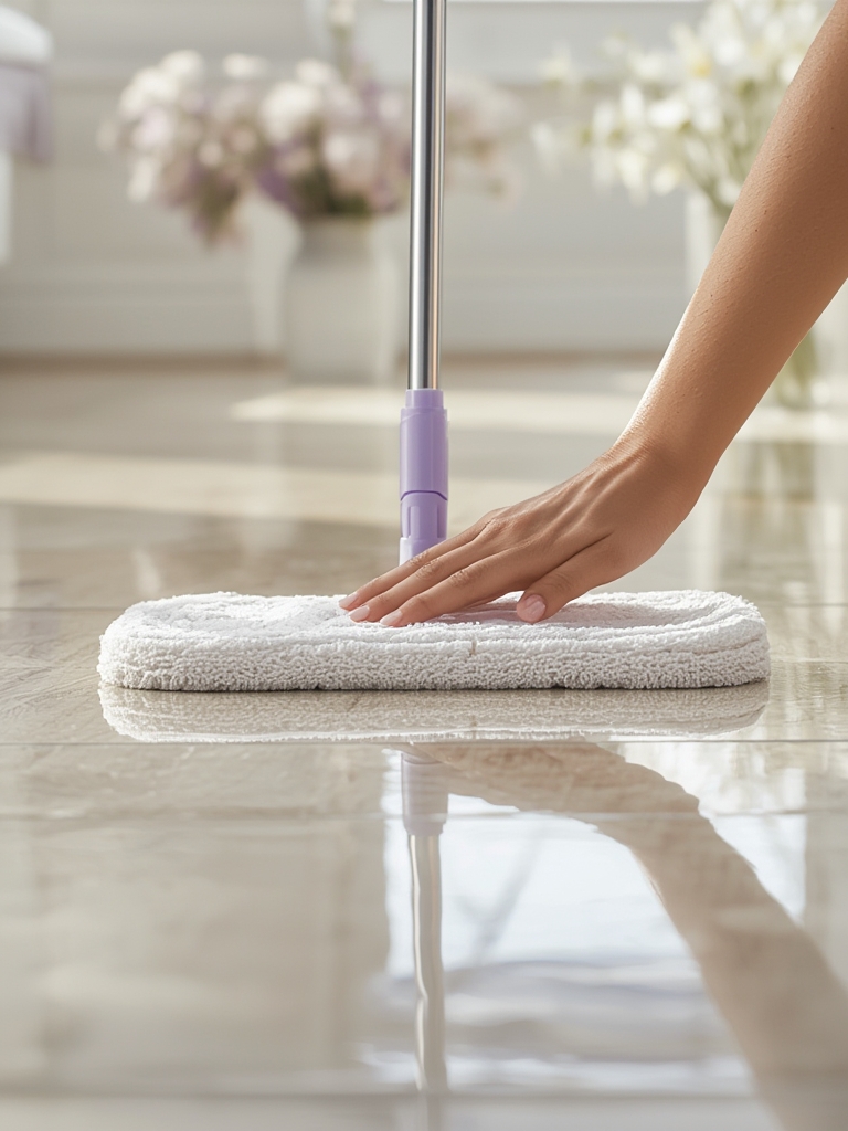 disinfecting wipes in action