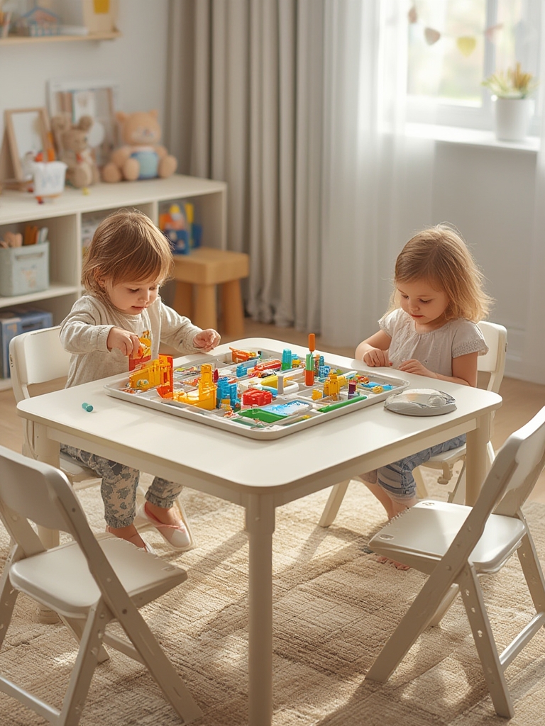 kids table in action