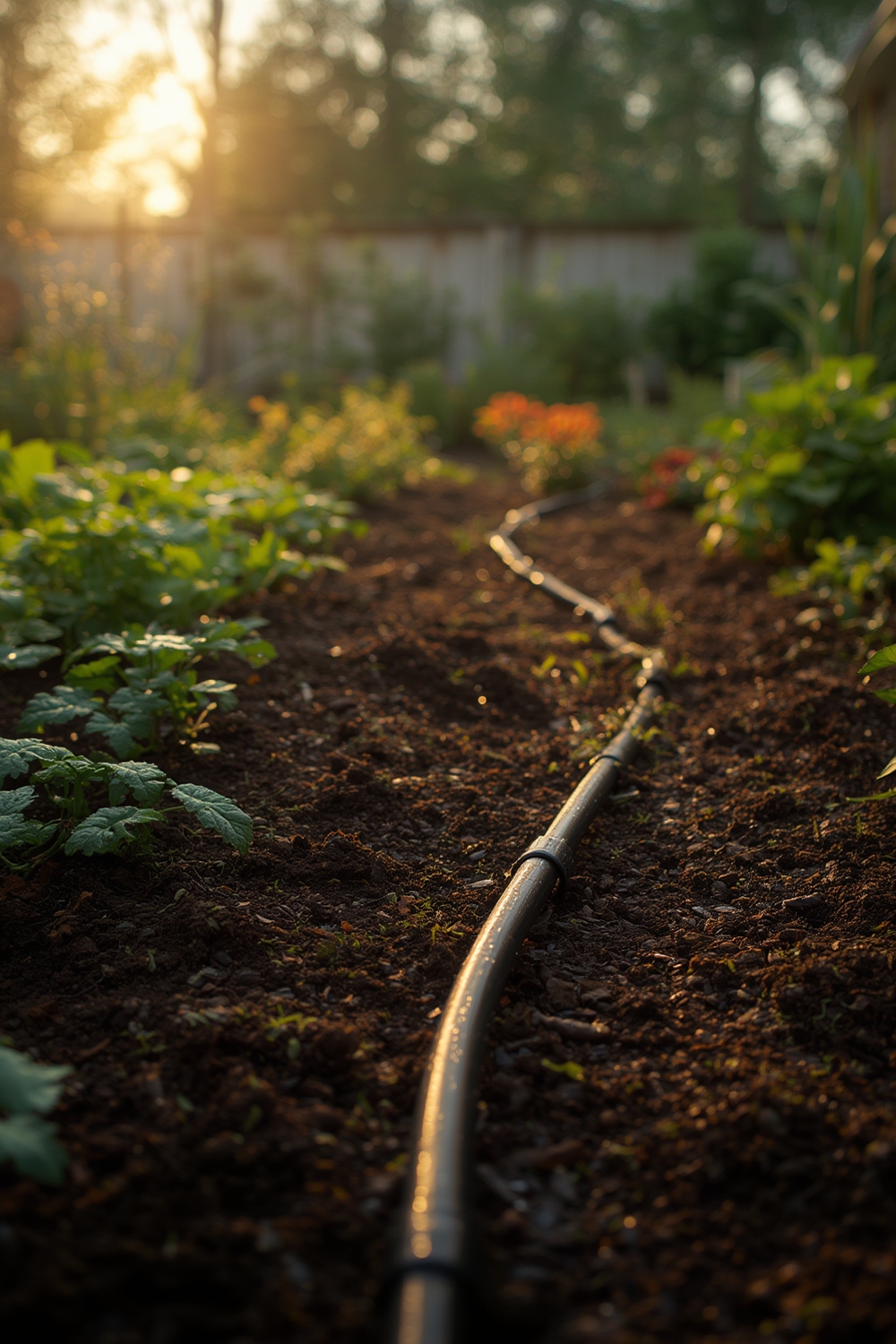 garden drip irrigation - Illustration 1