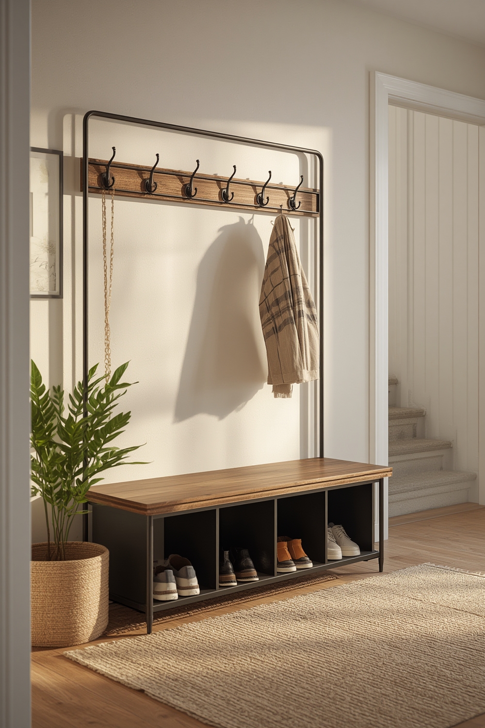 hall tree product view