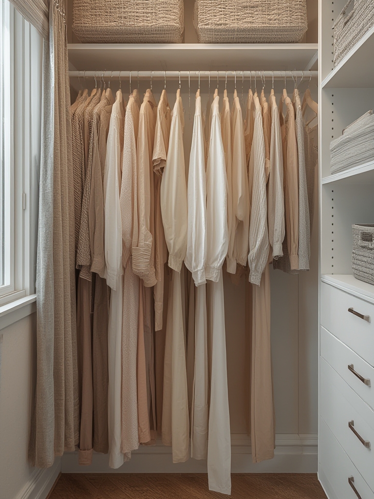closet organizer in action