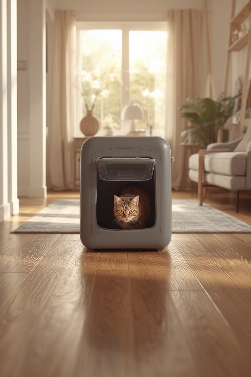 hooded litterbox product view