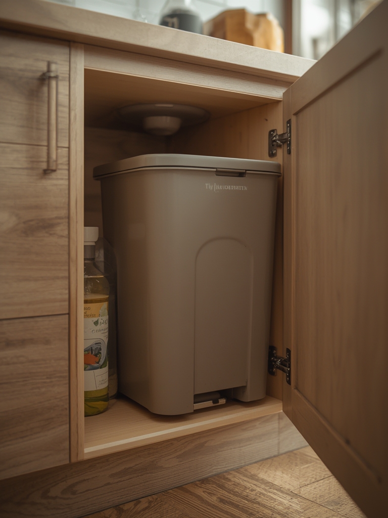 compost bin in action