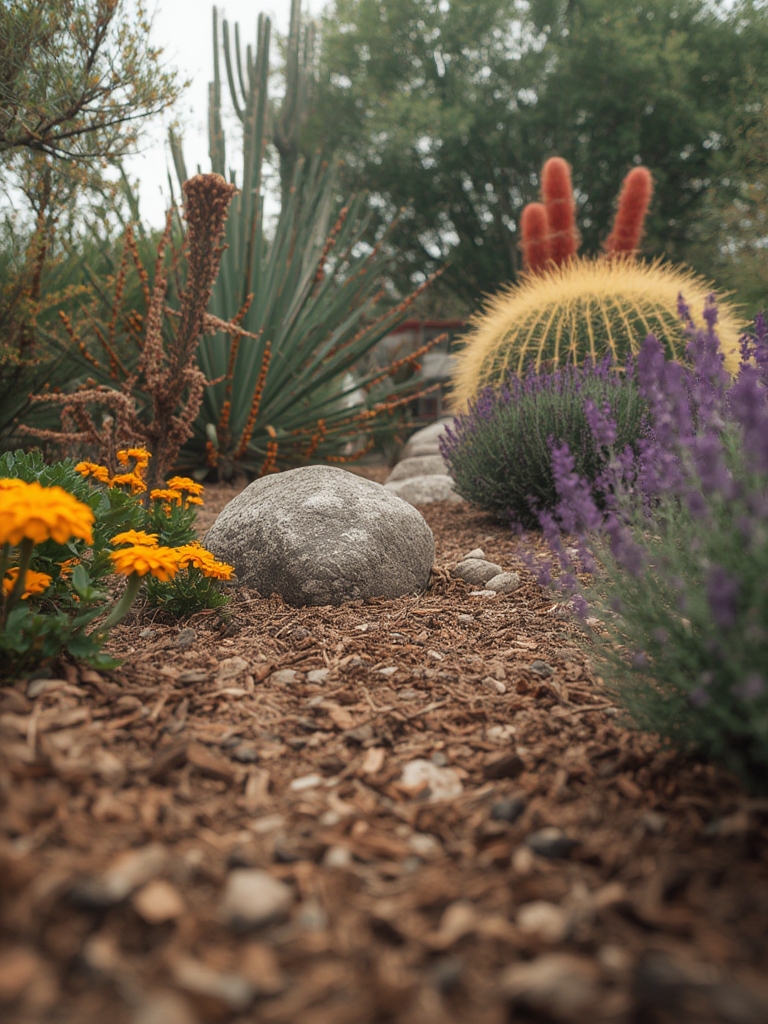 dry gardening in action