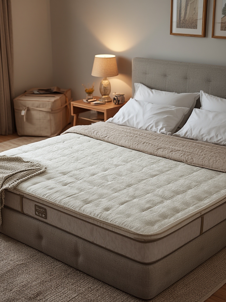 folding mattress in action