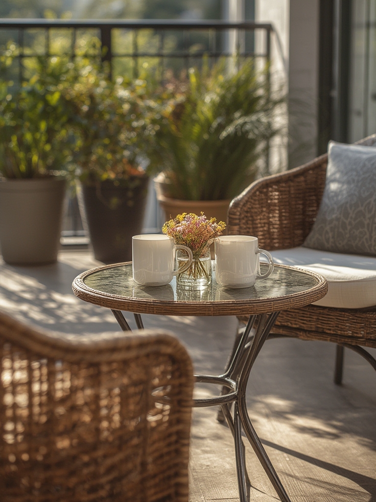 wicker bistro in action