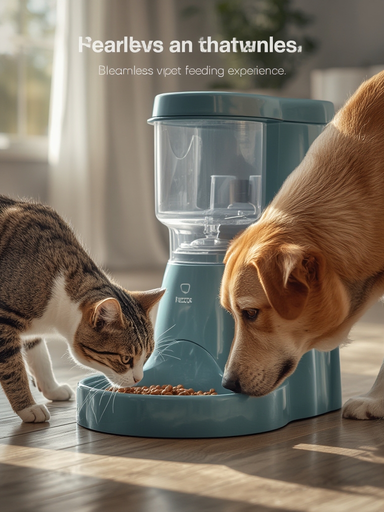 automatic feeder in action