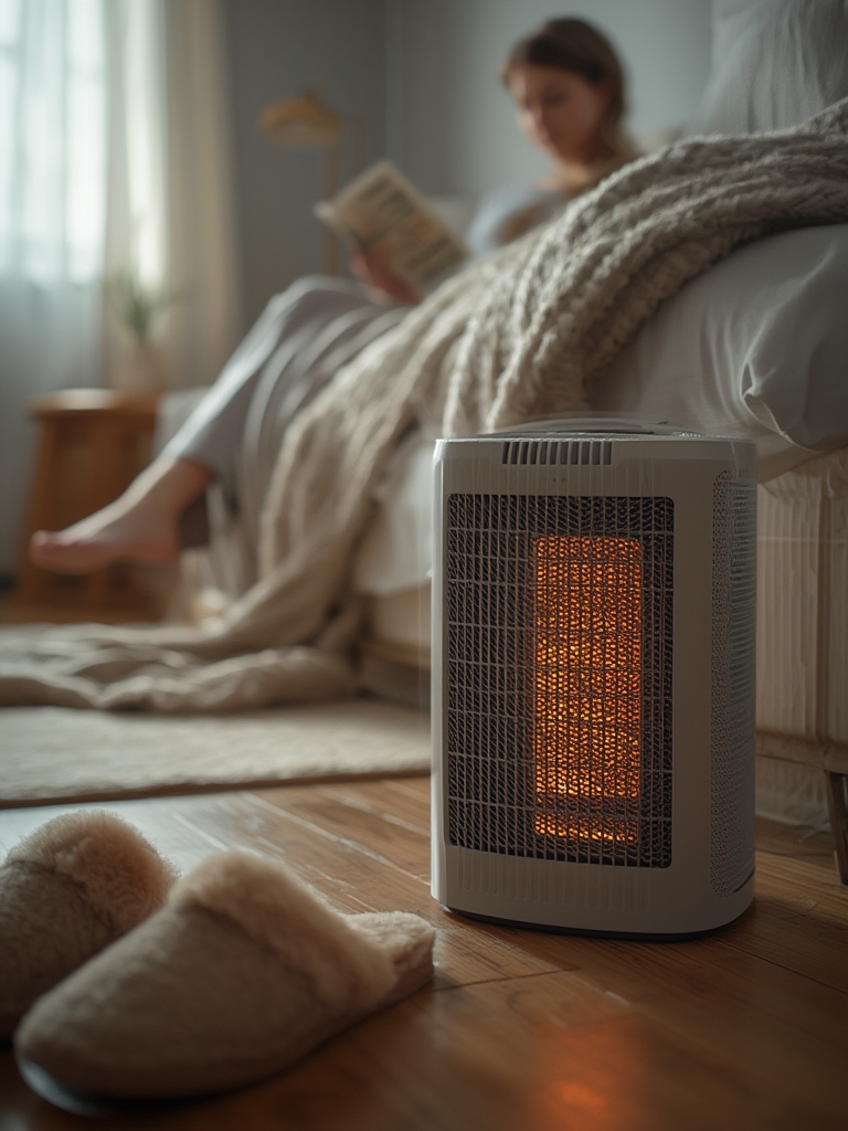 ceramic heater in action