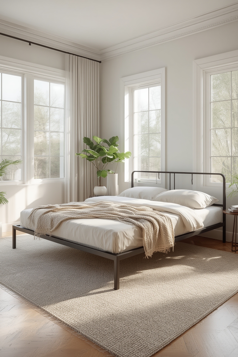 queen bedframe product view