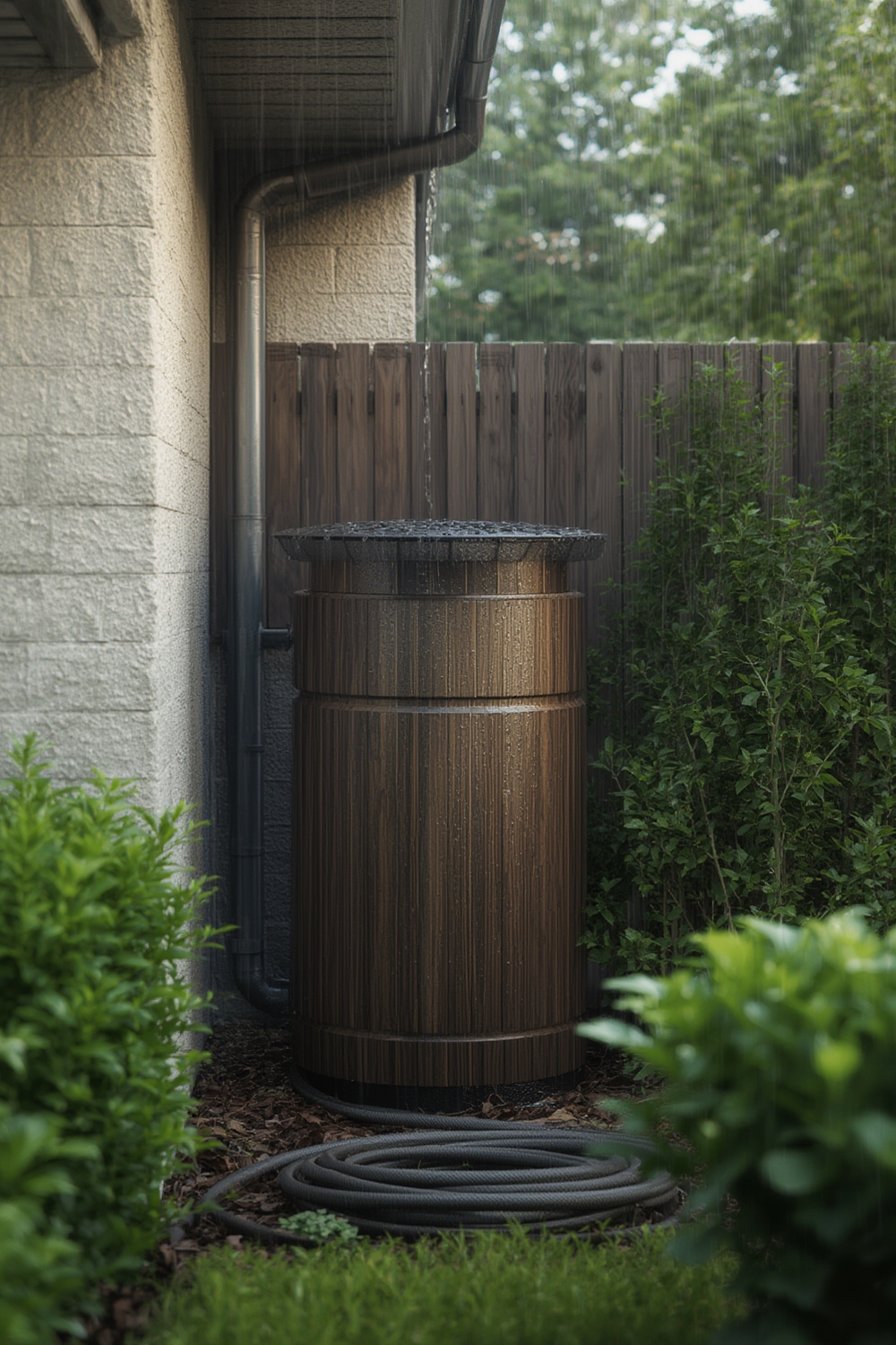 rain barrel product view