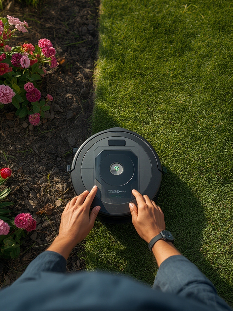 robot lawn mower - Illustration 2