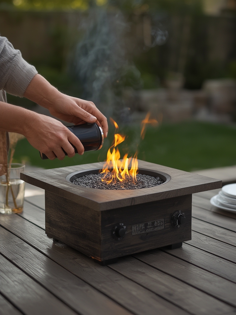 smokeless tabletop fire pit - Illustration 2
