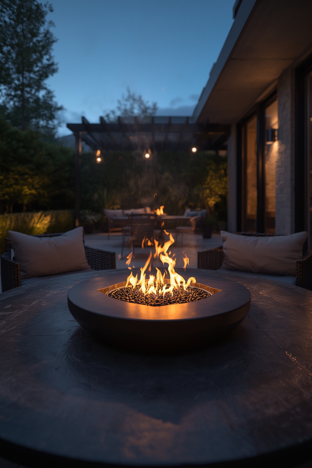 smokeless tabletop fire pit - Illustration 1