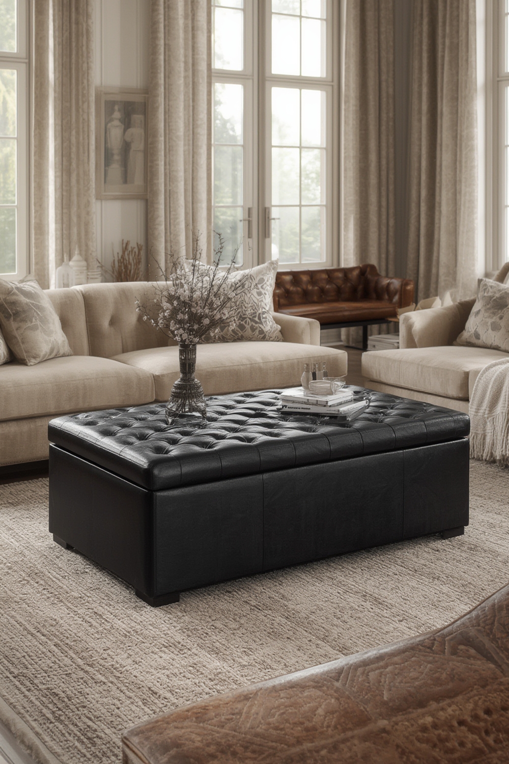 storage ottoman product view