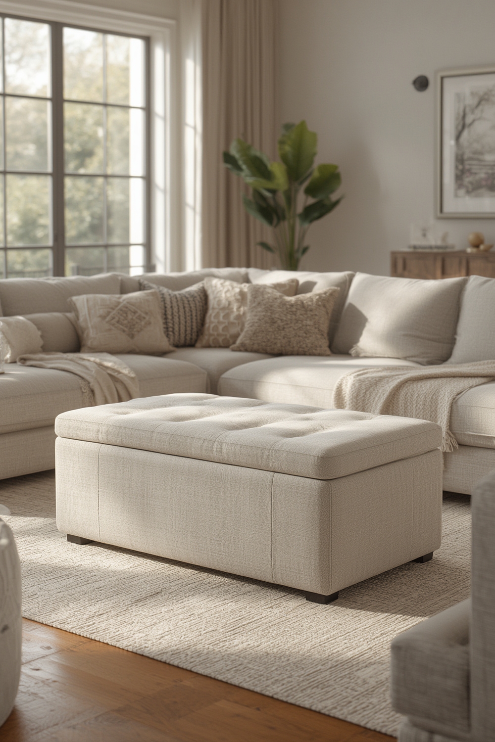 storage ottoman product view