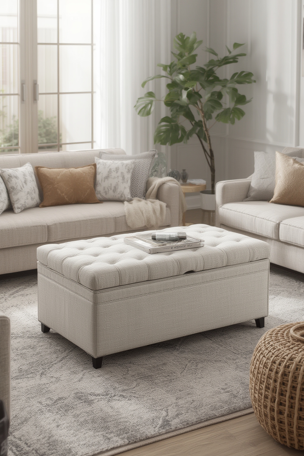 storage ottoman product view