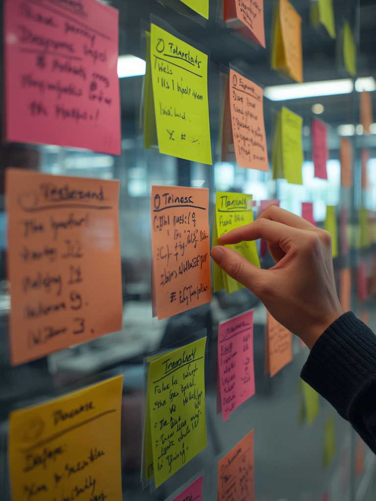 Sticky notes in action