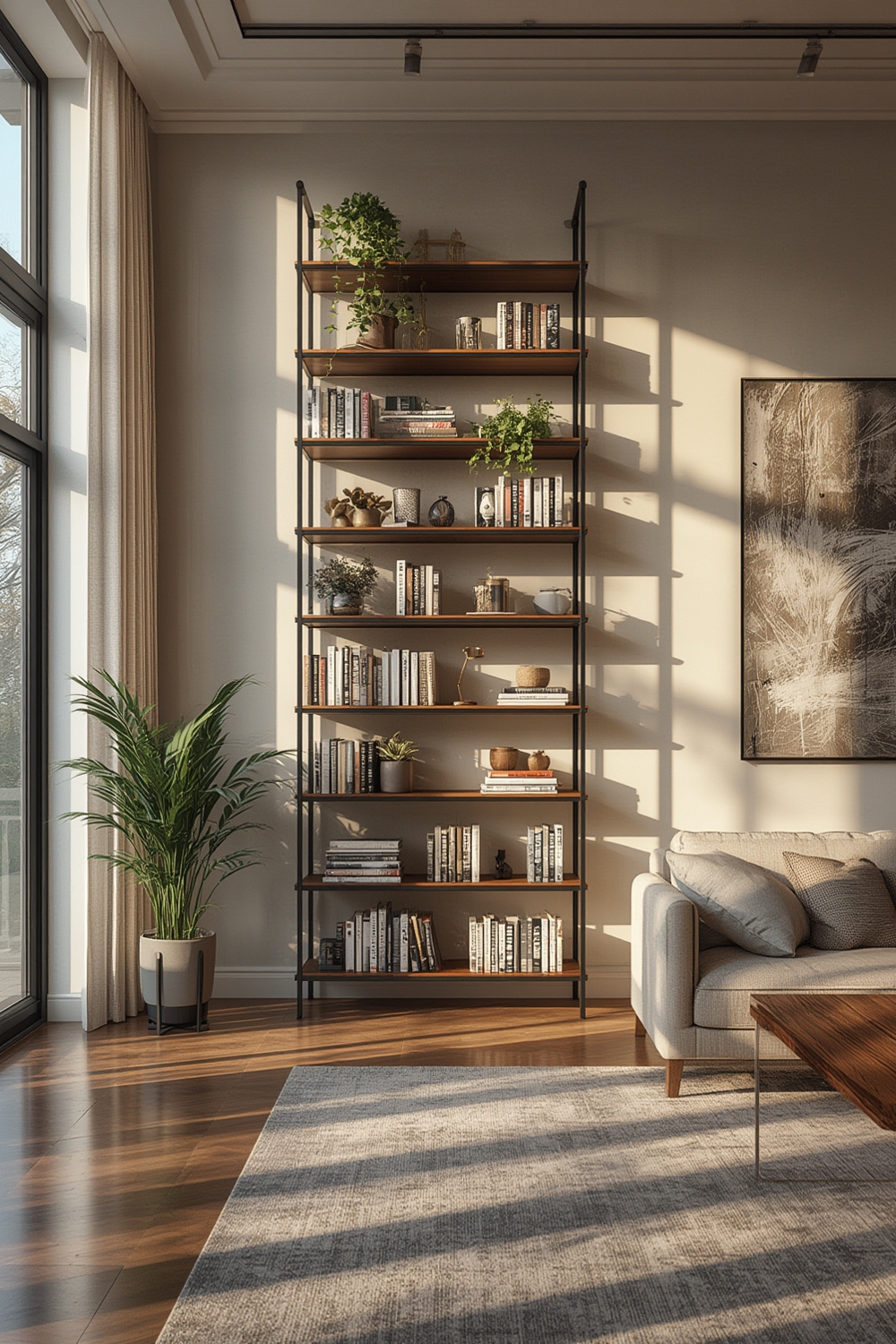 tall bookshelf product view