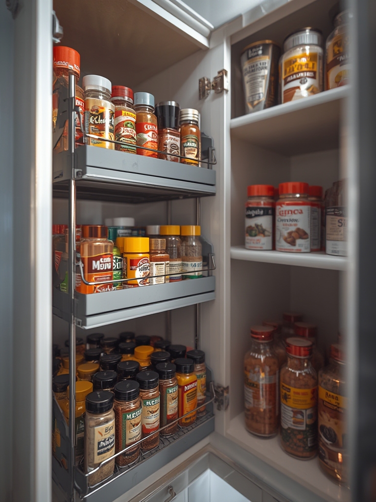 spice organizer in action