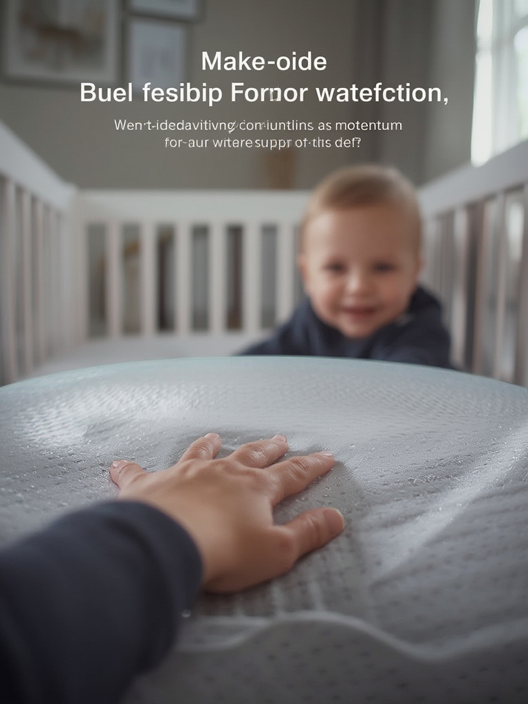 crib mattress in action