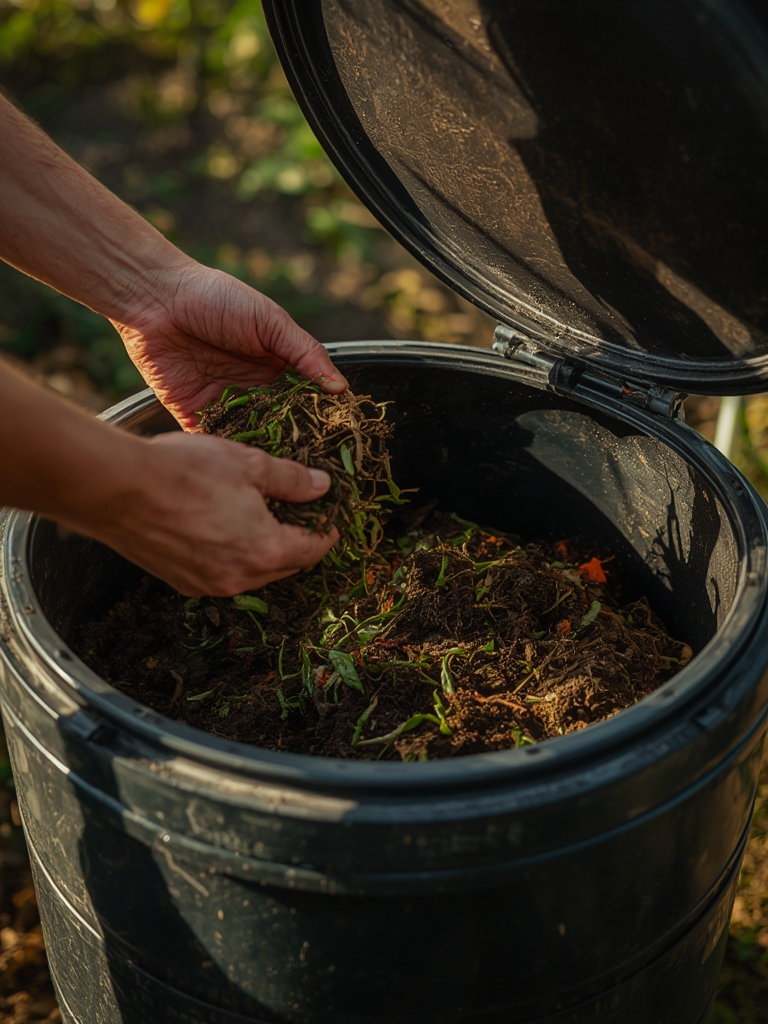 compost tumbler - Illustration 2