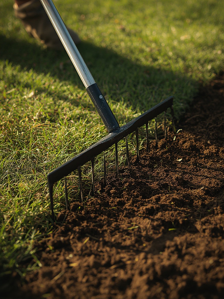 lawn leveling rake - Illustration 2